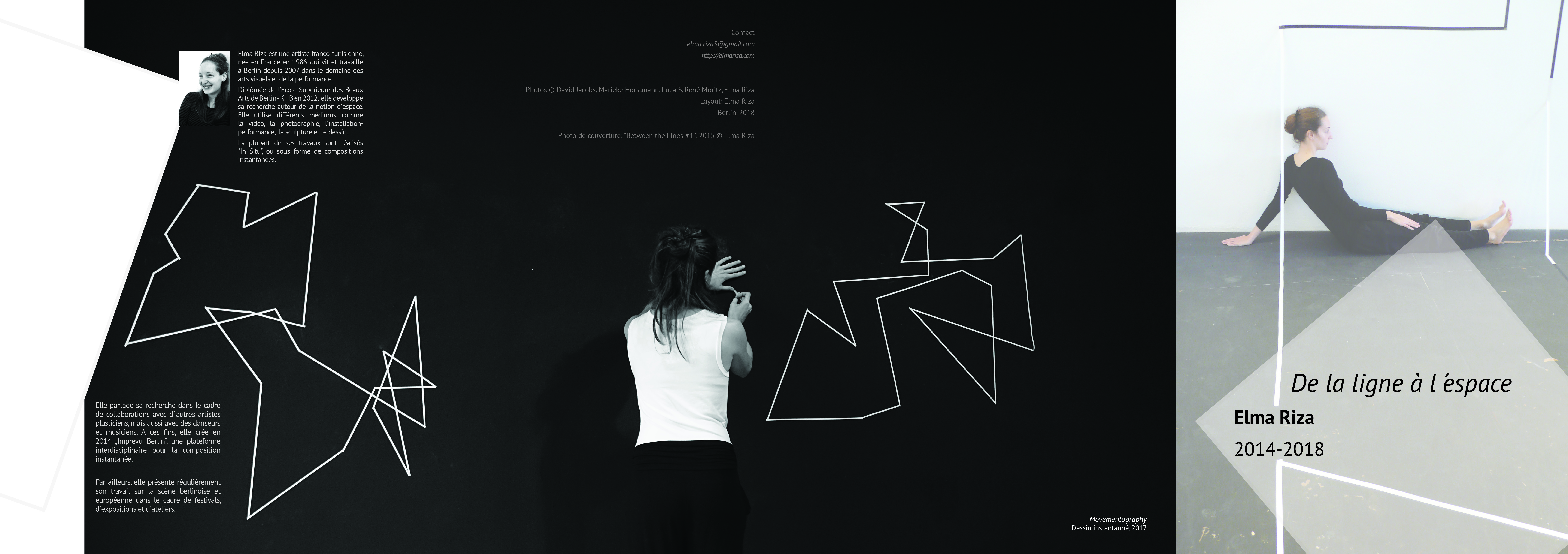 de la ligne à l´espace-druckbogen